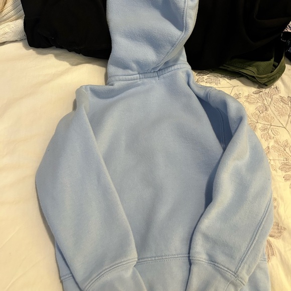 Polo Ralph Lauren Baby blue Hoodie LIGHT USED - Picture 10 of 11